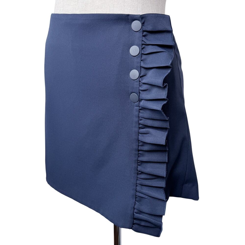 Tory Sport Ruffle Skort Navy Golf Athletic Sleek Technical Shorts Sz L Sporty - Picture 4 of 15